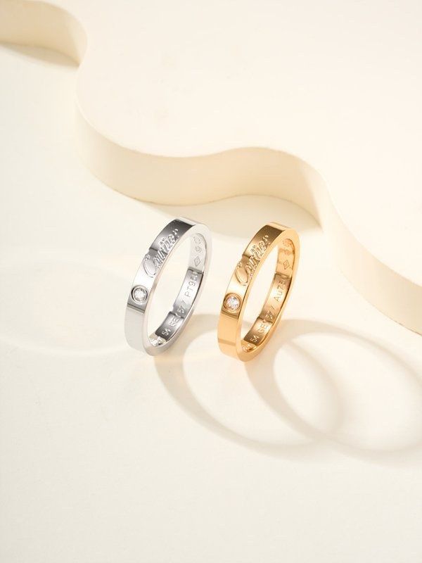 까르띠에 C 드 까르띠에 웨딩링 2color 3MM [매장가 265만원대]