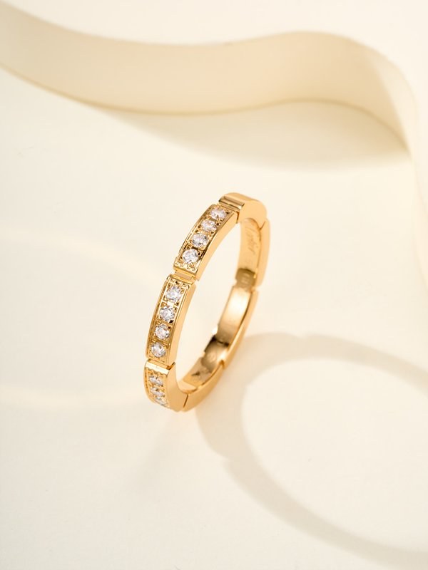 까르띠에 마이용 팬더 웨딩링, 세미 파베 2color [매장가 640만원대]