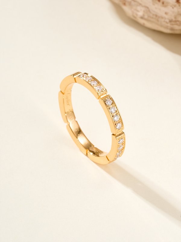 까르띠에 마이용 팬더 웨딩링, 세미 파베 2color [매장가 640만원대]