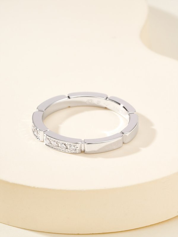 까르띠에 마이용 팬더 웨딩링, 세미 파베 2color [매장가 640만원대]