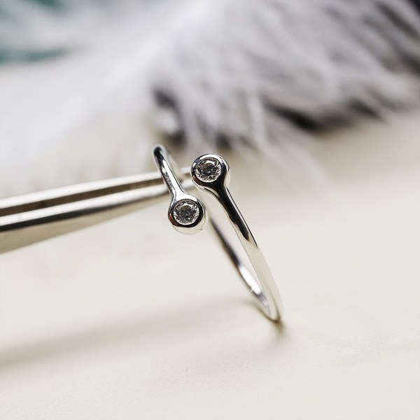 티파니앤코 엘사 퍼레티 다이아몬드 후프 링 [매장가 267만원대]