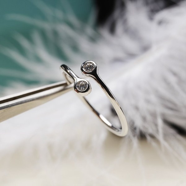 티파니앤코 엘사 퍼레티 다이아몬드 후프 링 [매장가 267만원대]