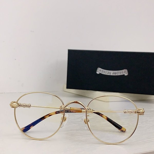 크롬하츠 BUBBA A 오벌 프레임 안경 3color [매장가 216만원대]