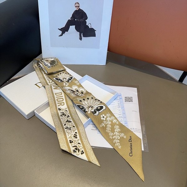 디올 Dior 미차 스카프 / Butterfly / 카키