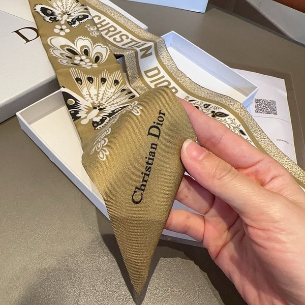 디올 Dior 미차 스카프 / Butterfly / 카키