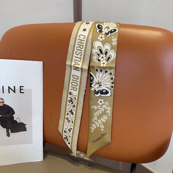 디올 Dior 미차 스카프 / Butterfly / 카키