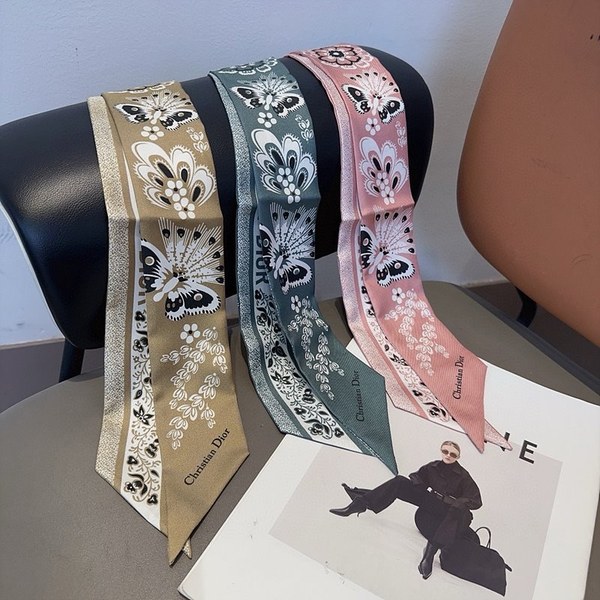 디올 Dior 미차 스카프 / Butterfly / 카키