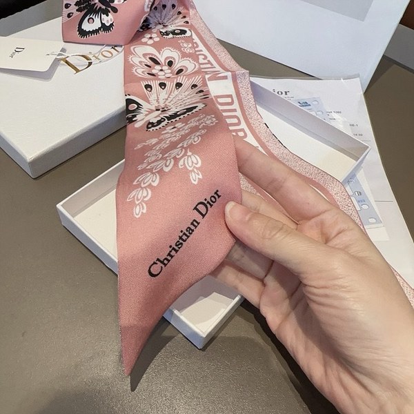 디올 Dior 미차 스카프 / Butterfly / 핑크