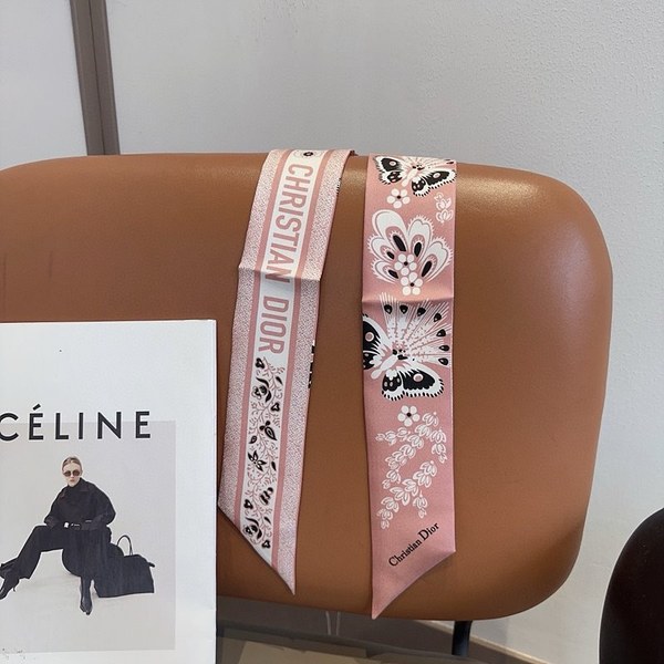 디올 Dior 미차 스카프 / Butterfly / 핑크