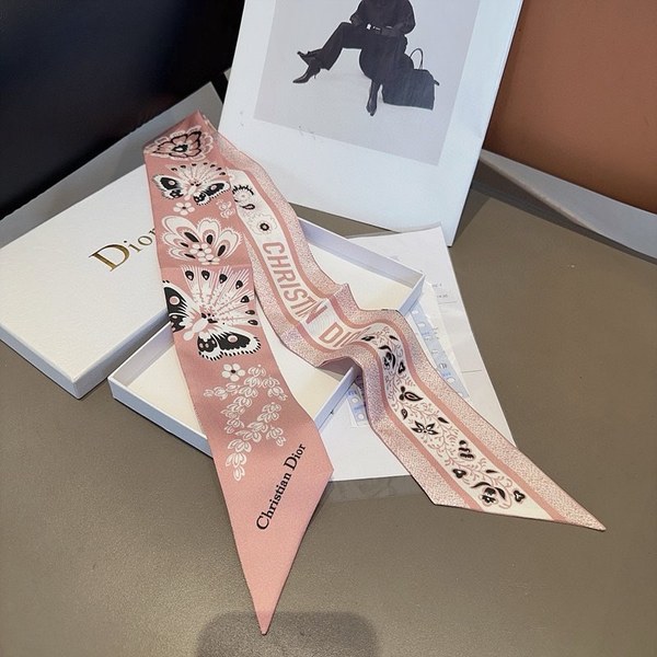 디올 Dior 미차 스카프 / Butterfly / 핑크