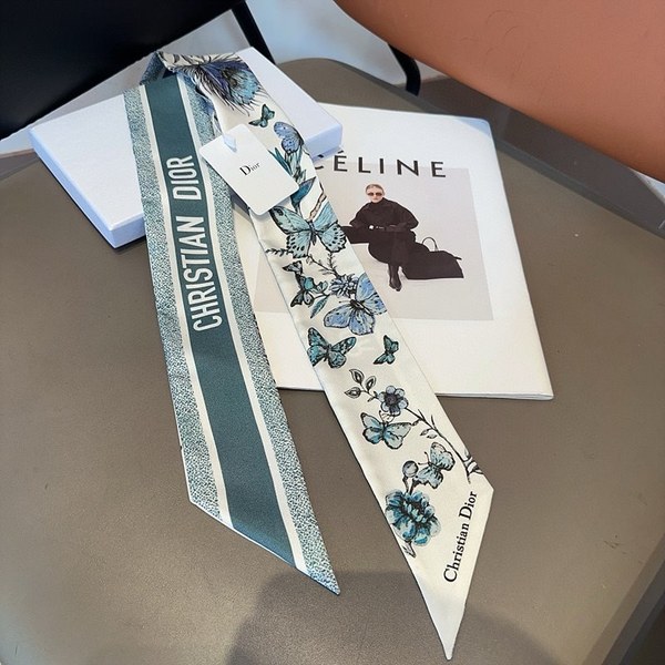 디올 Dior 미차 스카프 / 멕시칸버터플라이 / 블루