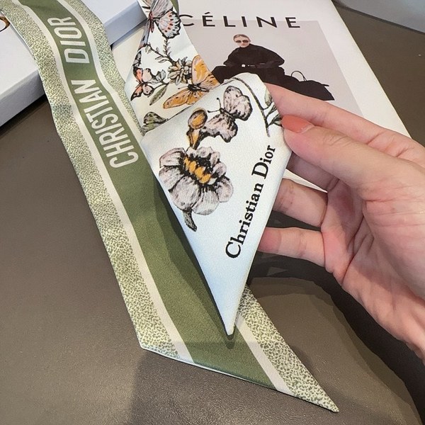 디올 Dior 미차 스카프 / 멕시칸버터플라이 / 그린