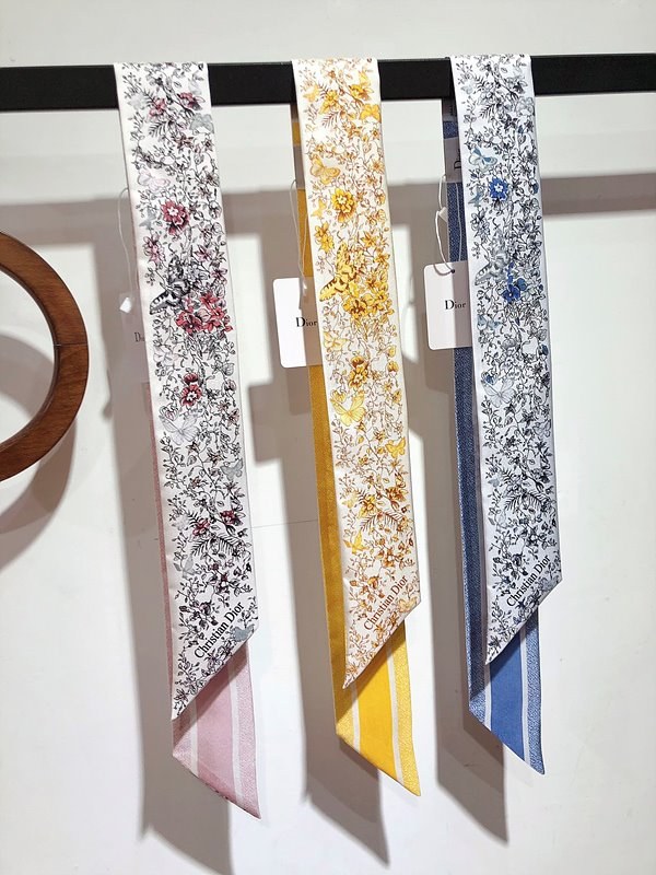 디올 Dior 미차 스카프 / Butterfly Around the World / 블루