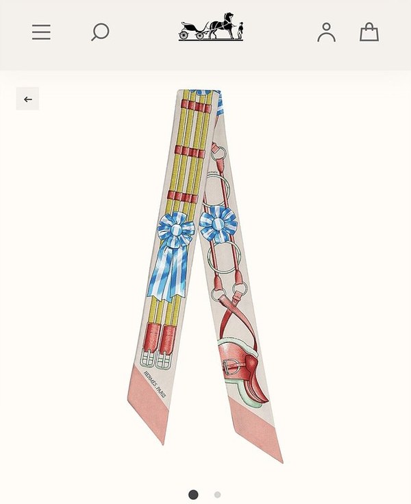 에프메스 jumping 트윌리 스카프 4COLOR [매장가 100만원대]