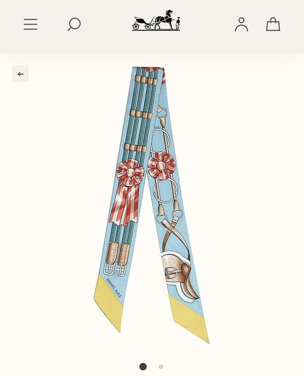 에프메스 jumping 트윌리 스카프 4COLOR [매장가 100만원대]