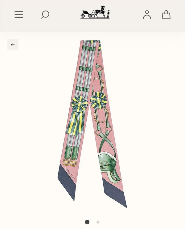 에프메스 jumping 트윌리 스카프 4COLOR [매장가 100만원대]