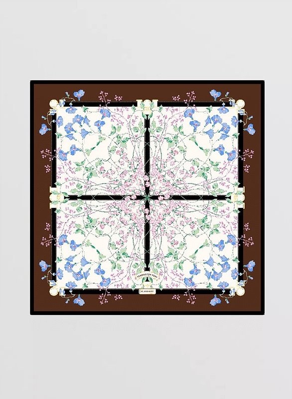 버버리 플로럴 프린트 스퀘어 스카프 2COLOR [매장가 260만원대]