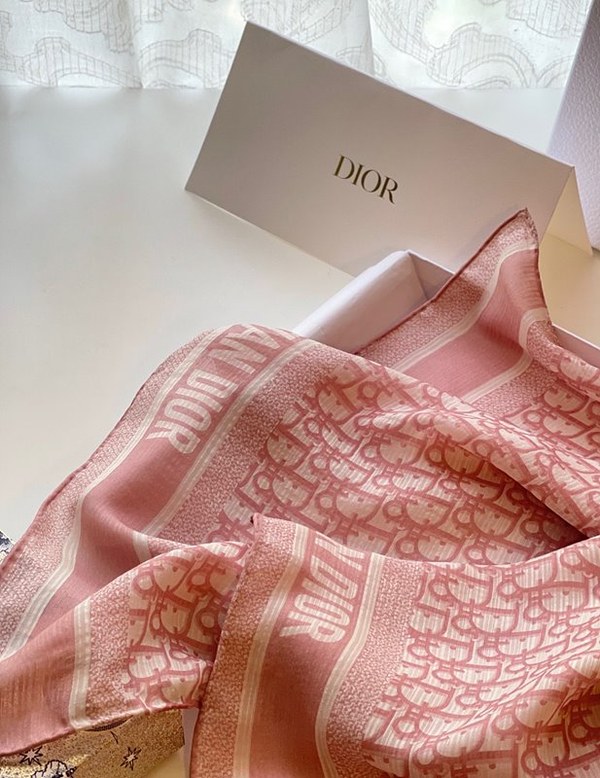 디올 실크 오블리크 스카프 [매장가 350만원대]