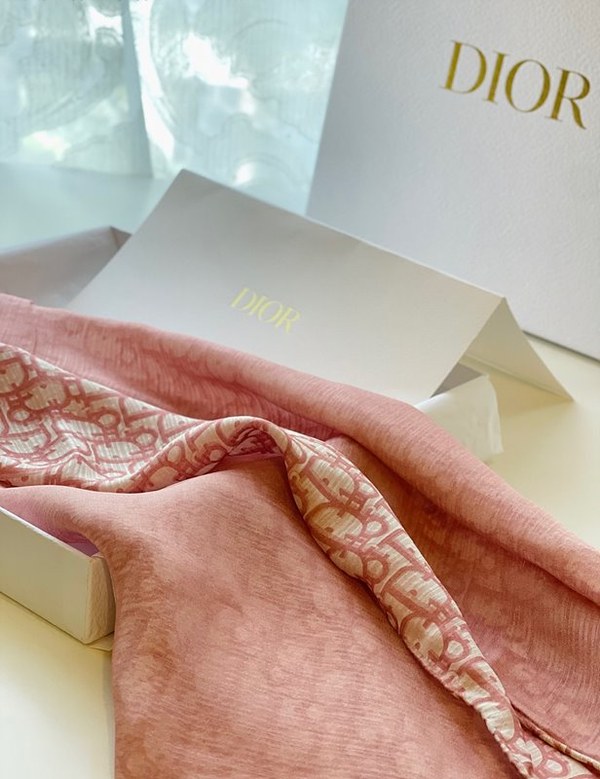 디올 실크 오블리크 스카프 [매장가 350만원대]