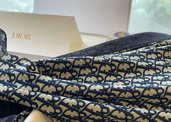 디올 실크 오블리크 스카프 [매장가 350만원대]