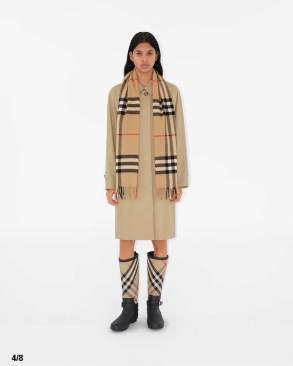 버버리 체크 캐시미어 스카프 [매장가 80만원대]