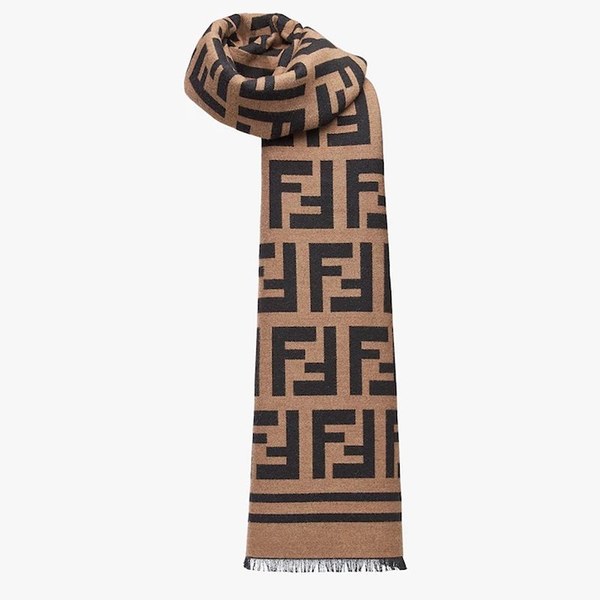 펜디 더블 F 실크 울 스카프 2COLOR [매장가 320만원대]