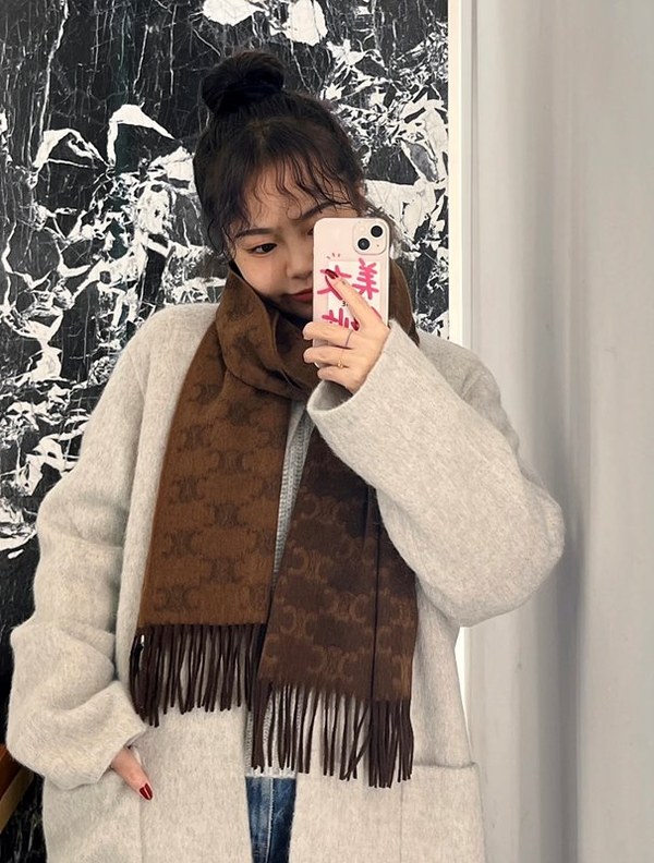 셀린느 CE 모노그램 캐시미어 스카프 2COLOR [매장가 300만원대]