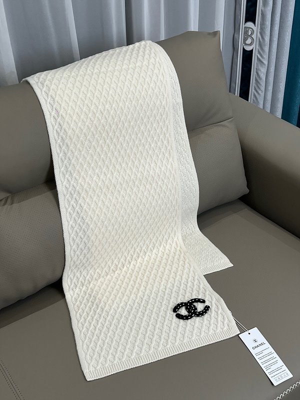 샤넬 울 롱 스카프 [매장가 320만원대]