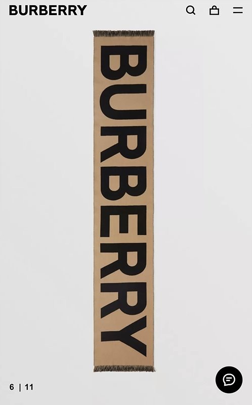 버버리 캐시미어100 스카프 목도리