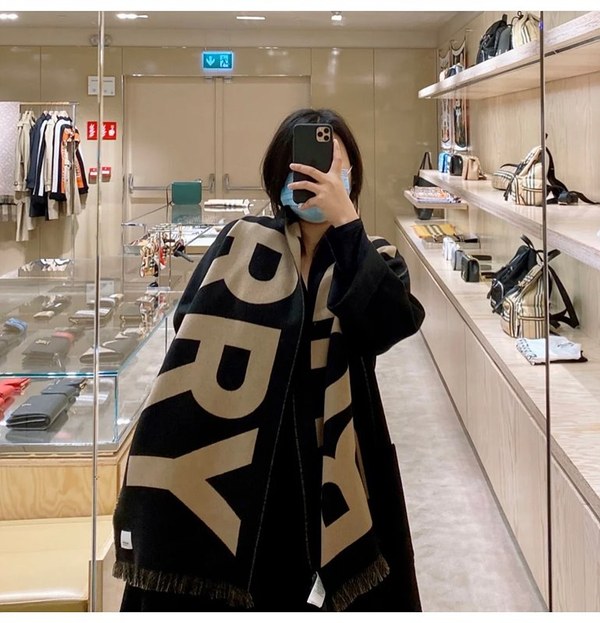 버버리 캐시미어100 스카프 목도리