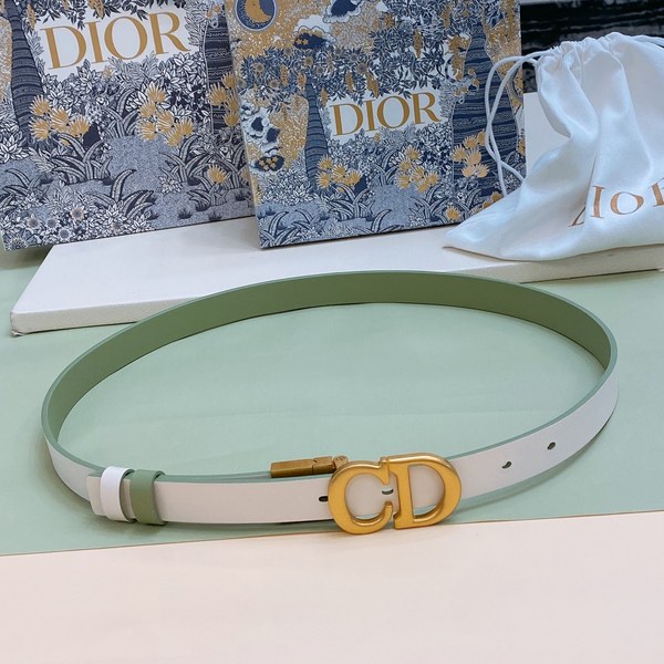 디올 Dior Saddle 리버시블 벨트 / 플라시드블루라떼 20mm [매장가123만원대]