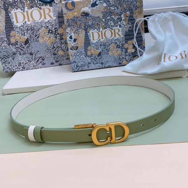 디올 Dior Saddle 리버시블 벨트 / 플라시드블루라떼 20mm [매장가123만원대]