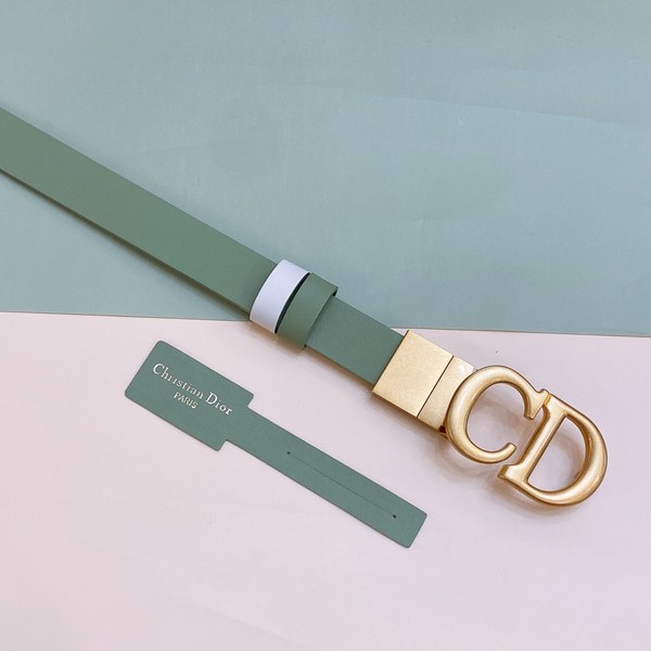 디올 Dior Saddle 리버시블 벨트 / 플라시드블루라떼 20mm [매장가123만원대]