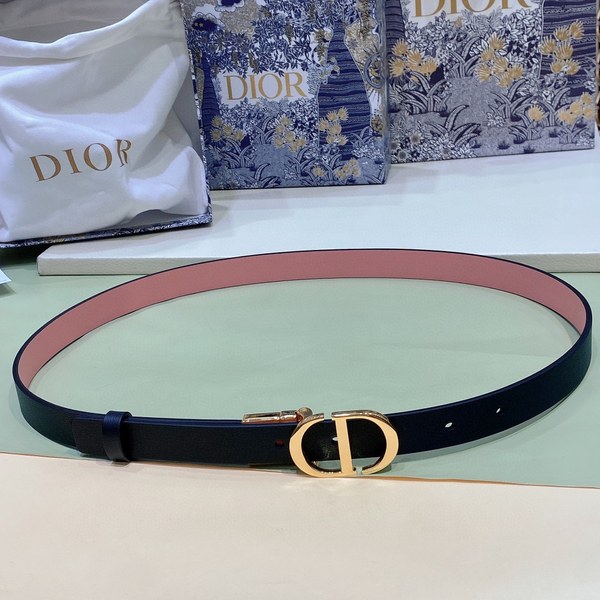 디올 Dior 30 Montaigne 리버시블 벨트 / 핑크블랙 20mm [매장가123만원대]