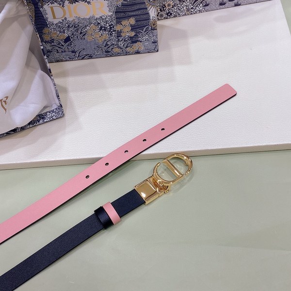 디올 Dior 30 Montaigne 리버시블 벨트 / 핑크블랙 20mm [매장가123만원대]