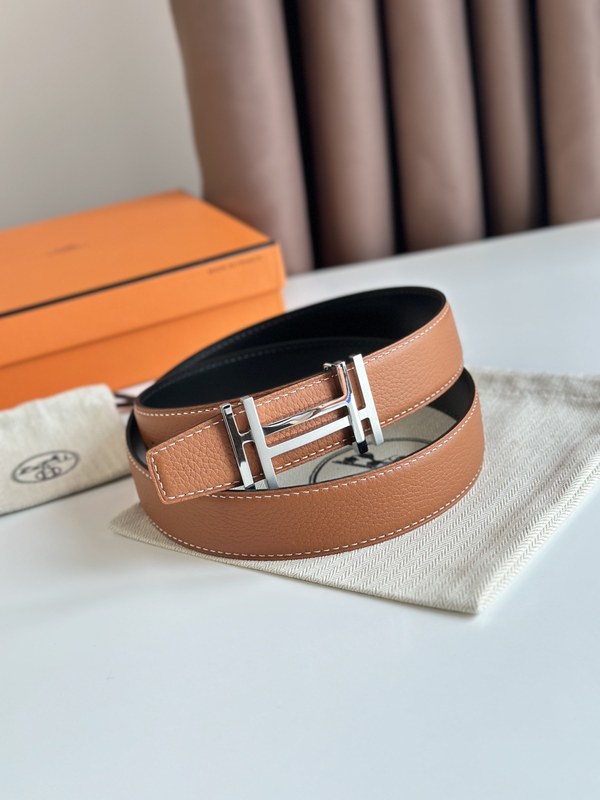 에르메스 Hermes H AU CARRE 양면 토고 벨트 32mm 리버시블 벨트 / 2컬러 [매장가 173만원대]