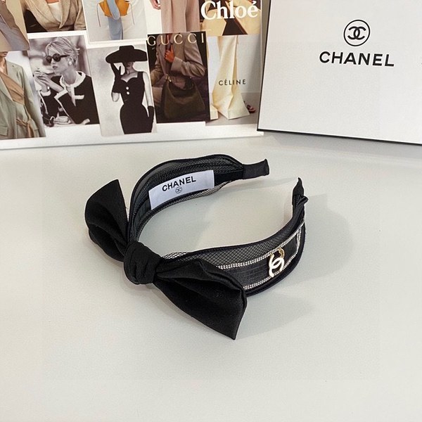 샤넬 리본 헤어밴드 / 2컬러