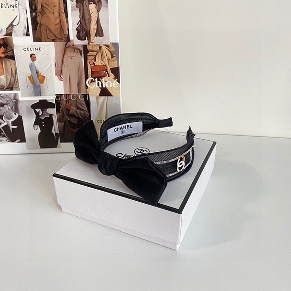 샤넬 리본 헤어밴드 / 2컬러