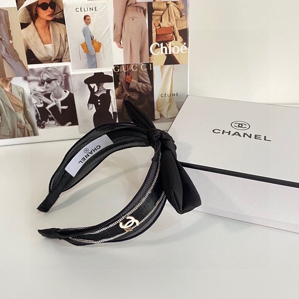 샤넬 리본 헤어밴드 / 2컬러