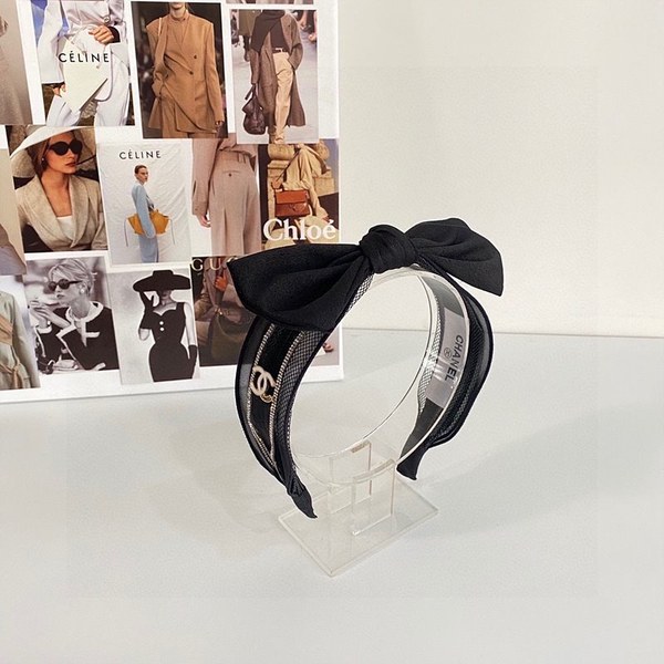 샤넬 리본 헤어밴드 / 2컬러