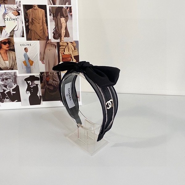 샤넬 리본 헤어밴드 / 2컬러