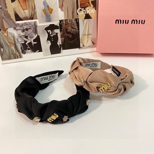 미우미우 헤어밴드 / 2컬러