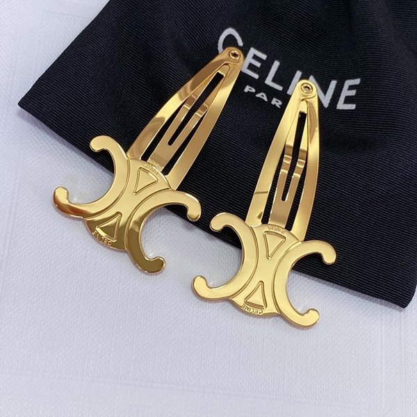 셀린느 트리옹프 스냅 헤어 클립 [매장가 63만원대]