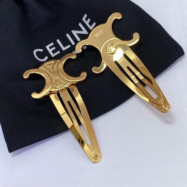 셀린느 트리옹프 스냅 헤어 클립 [매장가 63만원대]