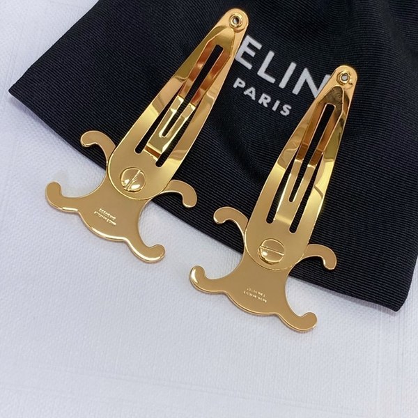 셀린느 트리옹프 스냅 헤어 클립 [매장가 63만원대]