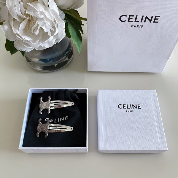 셀린느 트리옹프 스냅 헤어 클립 [매장가 63만원대]