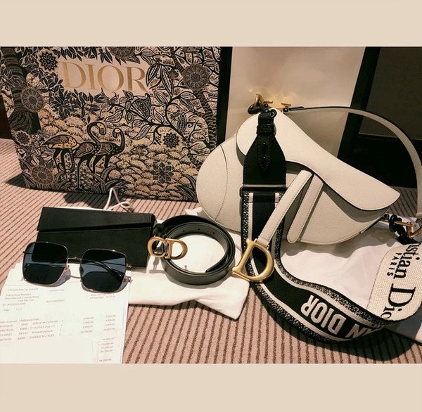 길이 조절 가능한 링 숄더 스트랩 / 블랙 [매장가160만원대]