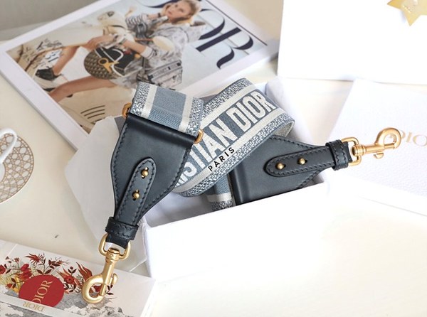 길이 조절 가능한 링 숄더 스트랩 / 그레이 [매장가160만원대]