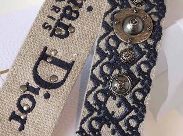 디올 링 숄더 스트랩 / 블루 [매장가205만원대]