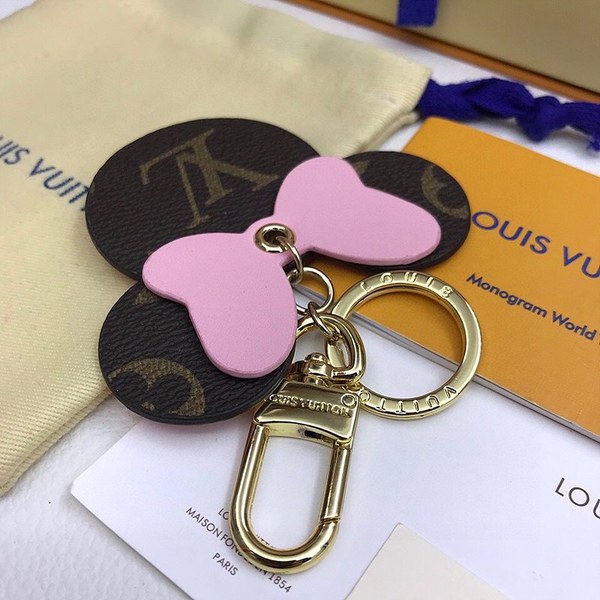 루이비통 미키마우스 펜던트 키링 핑크